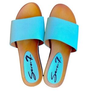 Seven7 pearl slide sandal slip on sandal (S2)